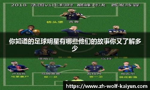 你知道的足球明星有哪些他们的故事你又了解多少